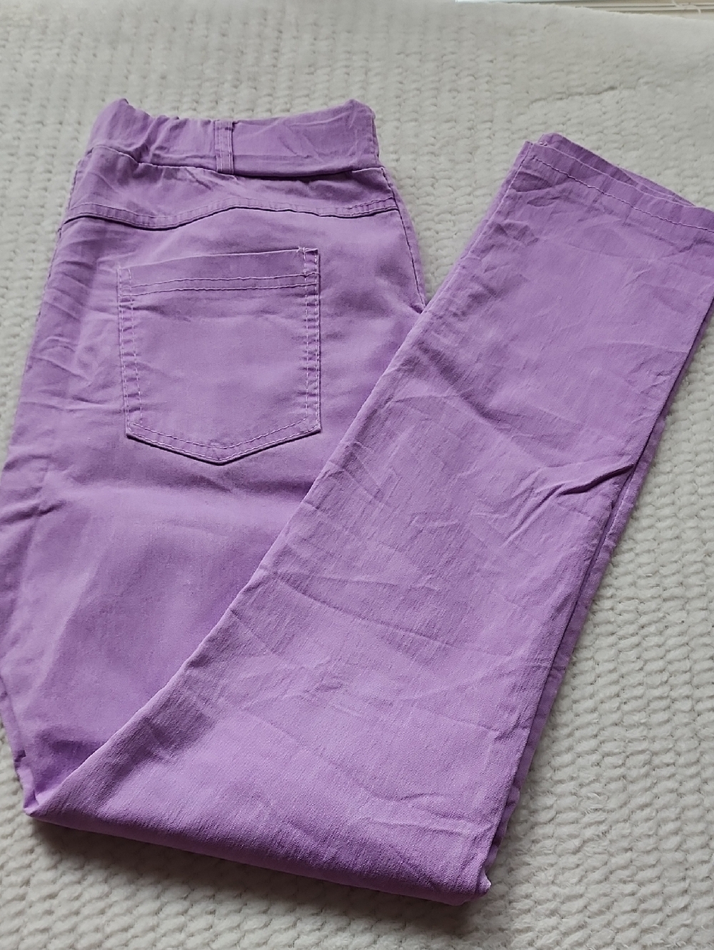 New Collection Purple Stretch Pants